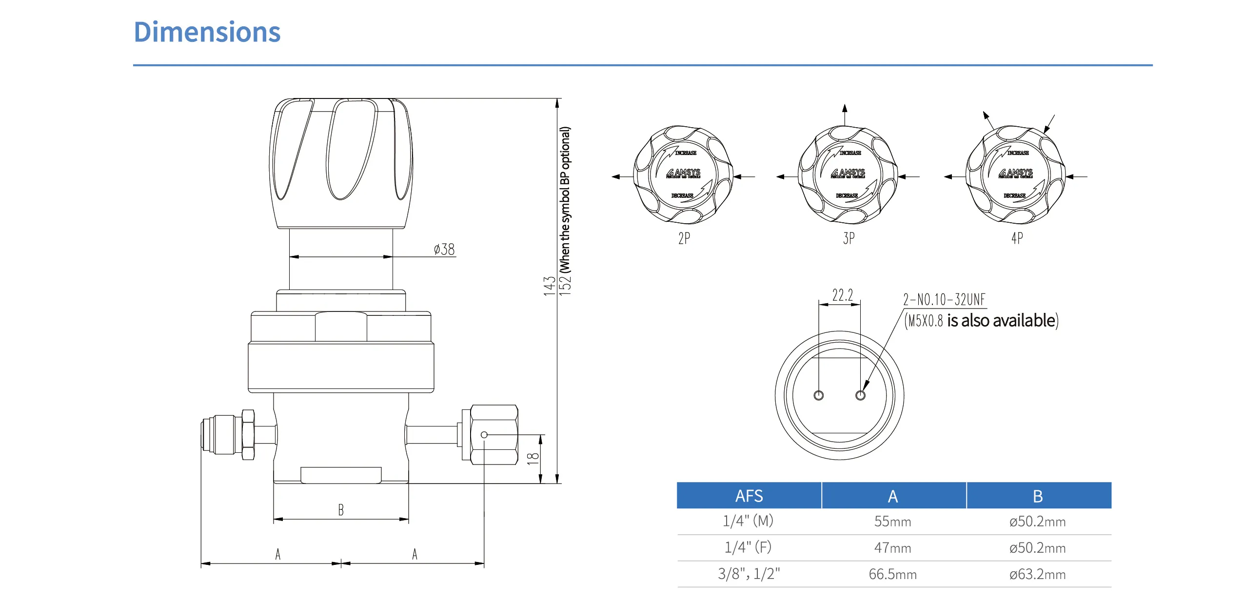 Регулятор AMFLO UHP AU24 Материал: Код S (Body-SUS316L VAR; Gland-SUS316L;Poppet, Nozzle,Diaphragm-Hastelloy®C-22; Seat: PCTFE) ; Поверхность 0.13 um; 3х портовый с манометром, вх. давл. 159 бар, CV-0.45